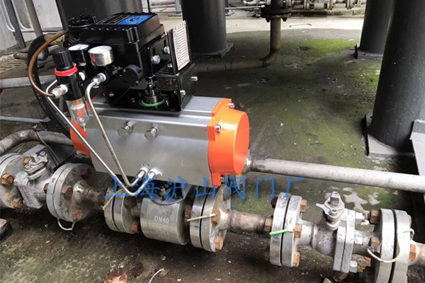 Q641N-64P氣體帶定位器高壓球閥發(fā)貨及現(xiàn)場安裝調(diào)試4